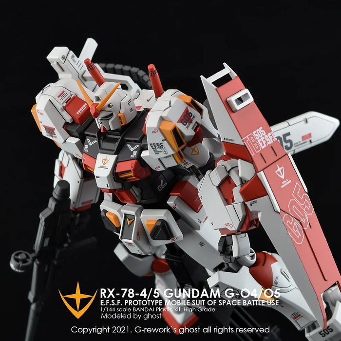 G-Rework Decal - HGUC RX-78-5 Gundam G05 Use