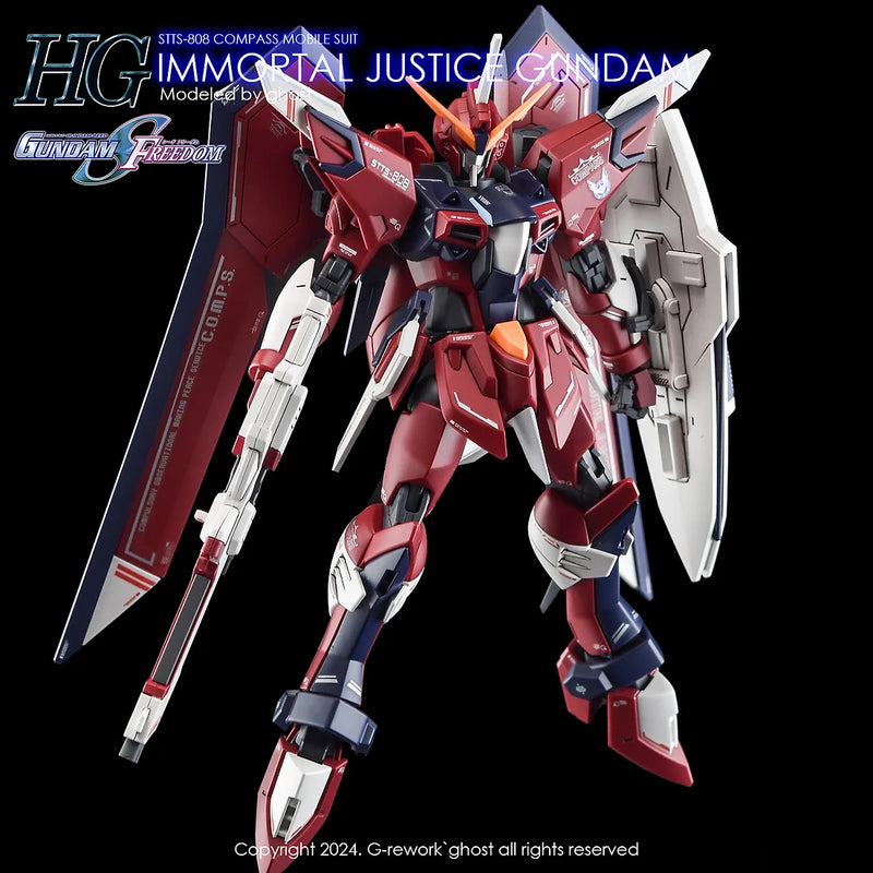 G-Rework Decal - HGCE STTS-808 Immortal Justice Gundam Use