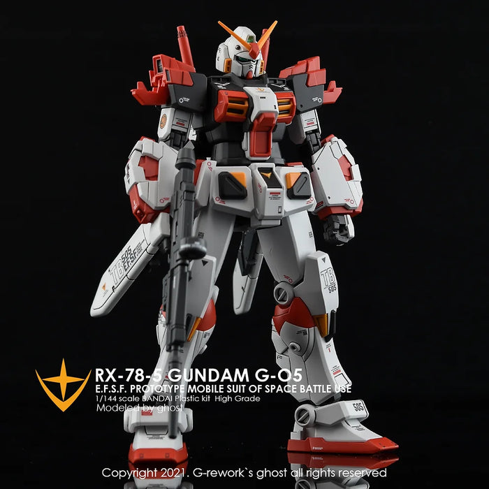 G-Rework Decal - HGUC RX-78-5 Gundam G05 Use