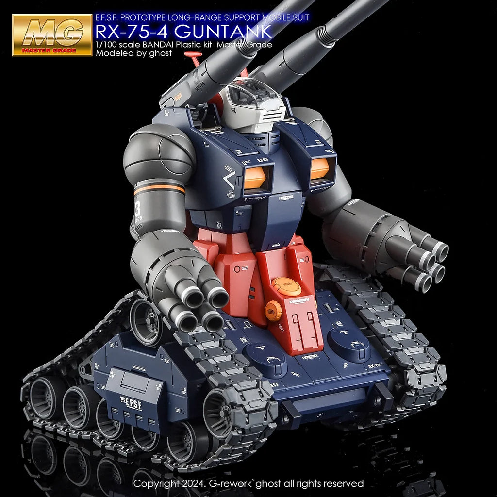 【未使用】MG RX-75 Guntank 1/100 Amazon.co.jp: MG Mobile Suit Gundam RX-75 Guntank 1/100 Scale
