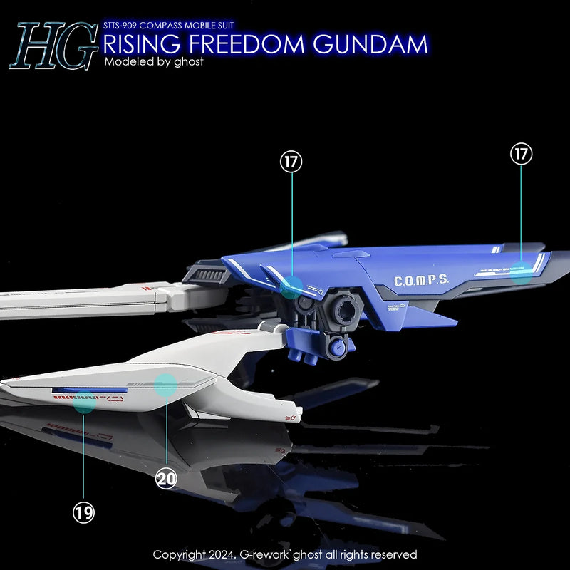 G-Rework Decal - HGCE STTS-909 Rising Freedom Gundam Use