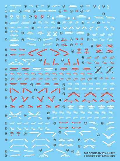 G-Rework Decal - MG MSZ-006 Zeta Ver.Ka Use