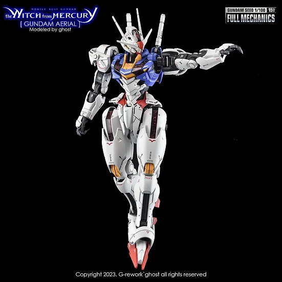 G-Rework Decal - Full Mechanics (FM) Witch from Mercury Gundam Aerial Use