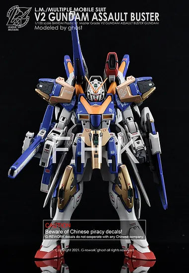 G-Rework Decal - MG LM314V23/24 V2 Gundam Assault Buster Ver.Ka Use