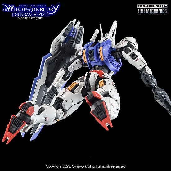 G-Rework Decal - Full Mechanics (FM) Witch from Mercury Gundam Aerial Use
