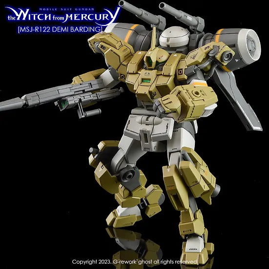 G-Rework Decal - HG Witch from Mercury Demi Barding (DEMI SERIES) Use