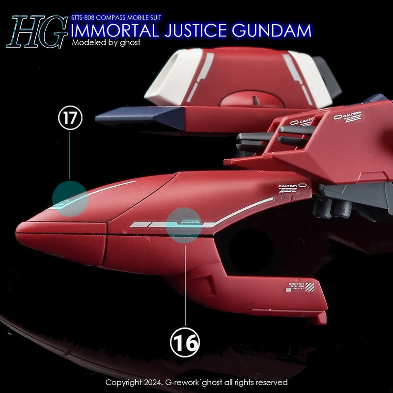 G-Rework Decal - HGCE STTS-808 Immortal Justice Gundam Use