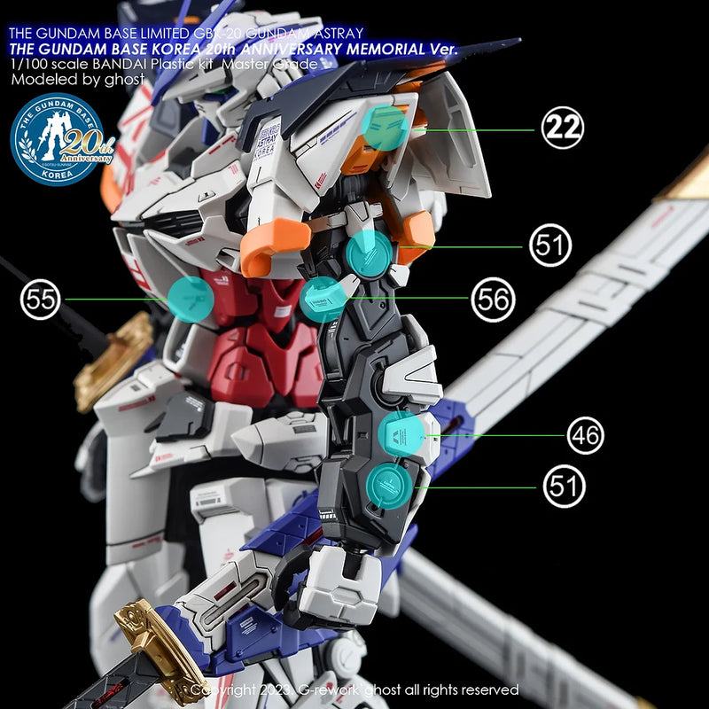 G-Rework Decal - MG GBK-20 Gundam Astray KOR Ver. Use