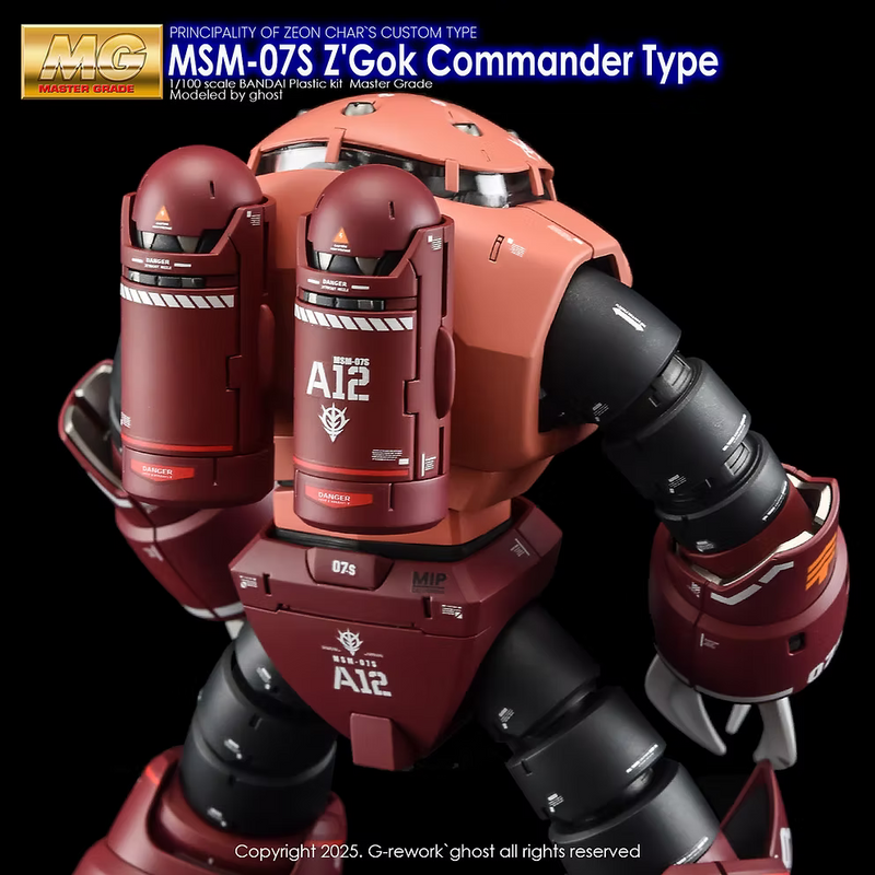 G-Rework Decal - MG MSM-07S Char's Z'Gok Use