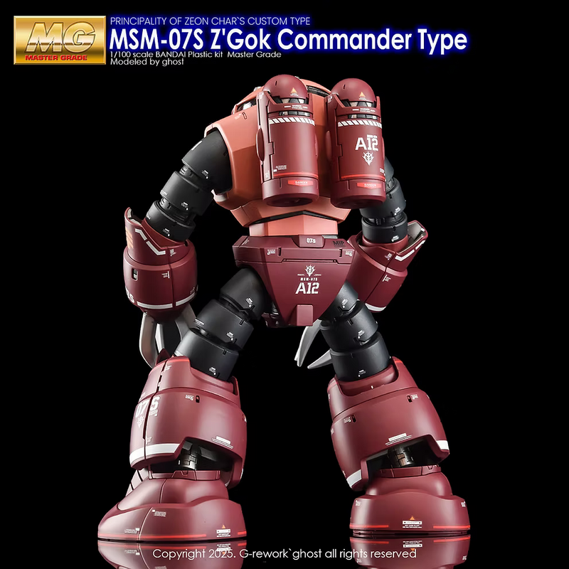 G-Rework Decal - MG MSM-07S Char's Z'Gok Use