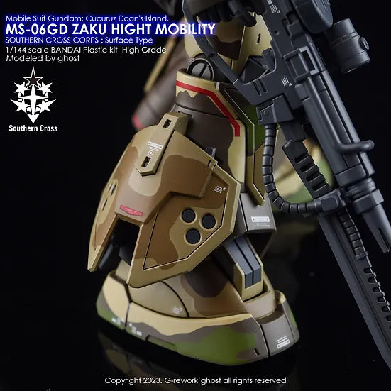 G-Rework Decal - HG Gundam Cucuruz Doan's Island MS-06GD Zaku High