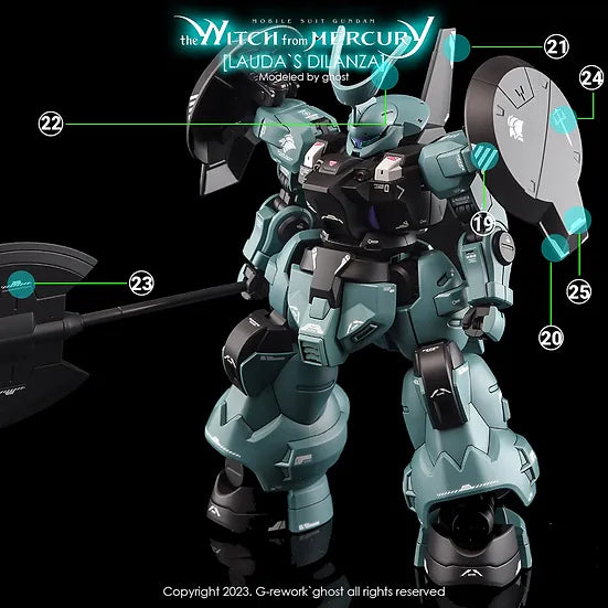 G-Rework Decal - HG Witch from Mercury Lauda's Dilanza Use