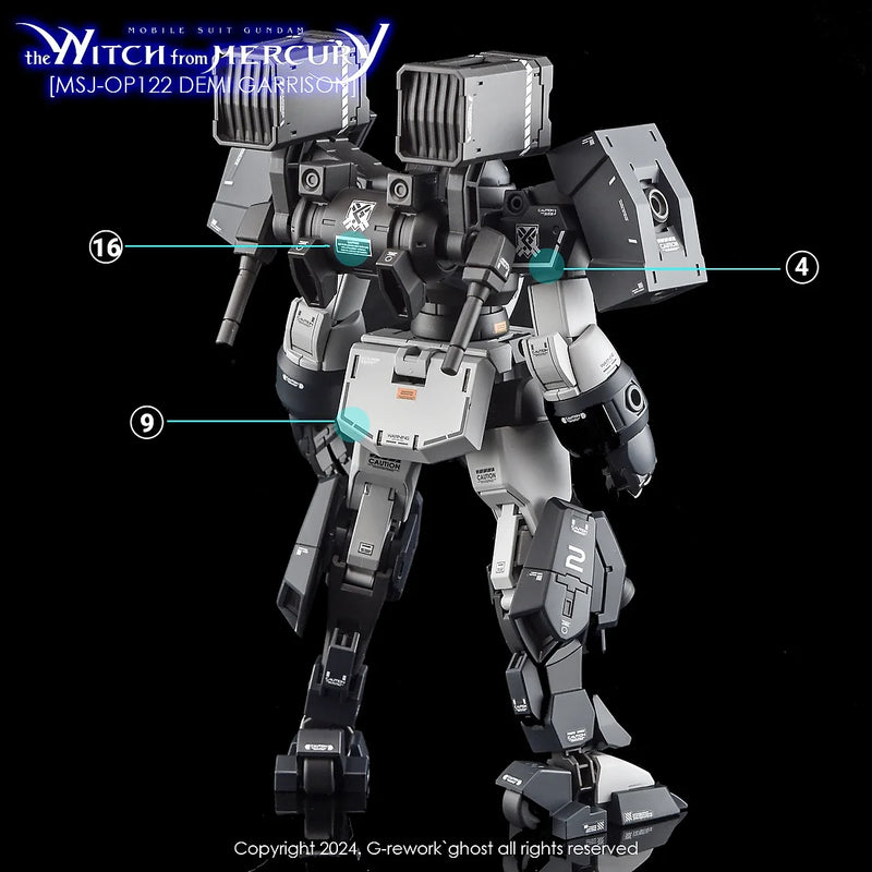 G-Rework Decal - HG Witch from Mercury Demi Garrison Use