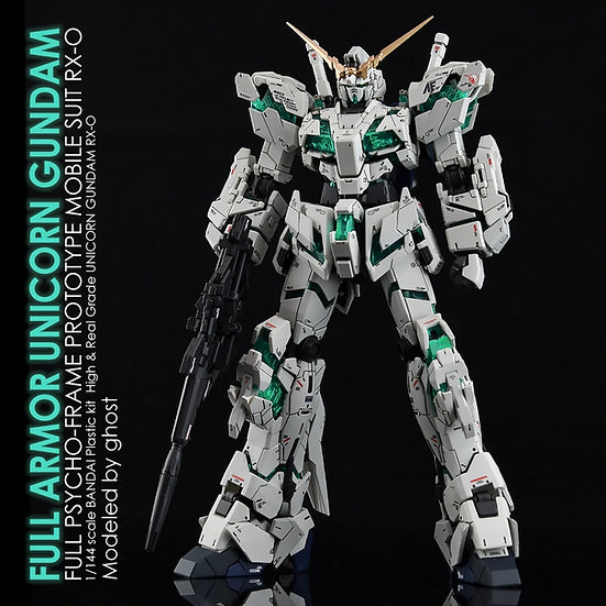 G-Rework Decal - RG RX-0 Unicorn Gundam 01 Full Armor Unicorn Use