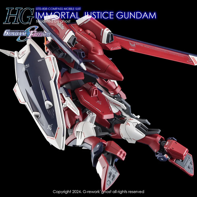 G-Rework Decal - HGCE STTS-808 Immortal Justice Gundam Use