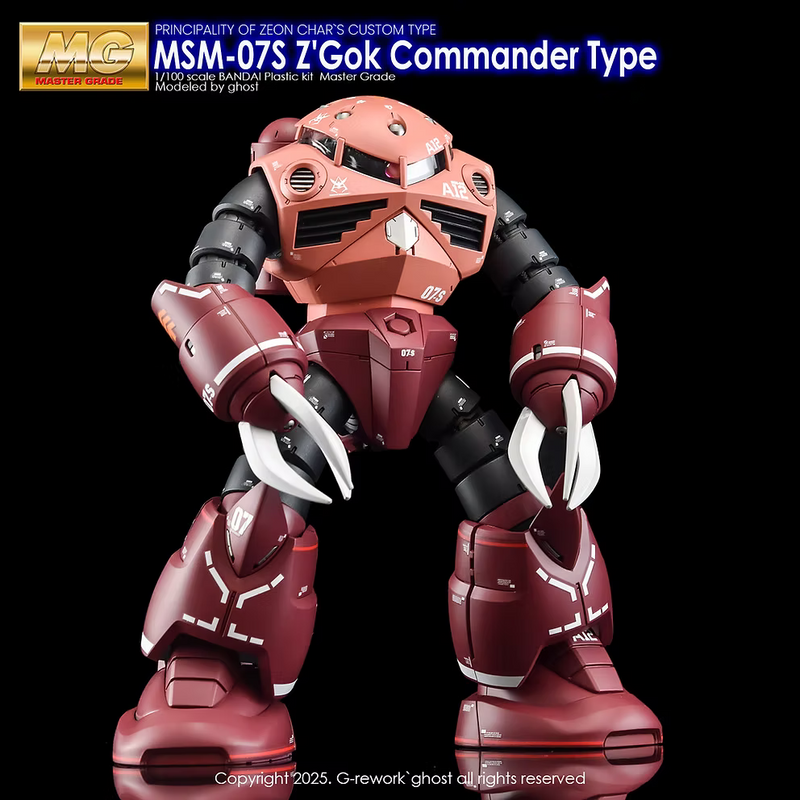 G-Rework Decal - MG MSM-07S Char's Z'Gok Use