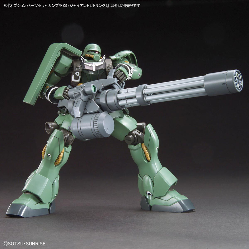 High Grade (HG) 1/144 Option Parts Set Gunpla 09 (Giant Gatling)