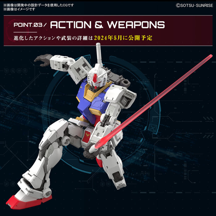 [Pre-order, ETA Q4 2024 / Q1 2025] Real Grade (RG) 1/144 RX-78-2 Gundam Ver.2.0