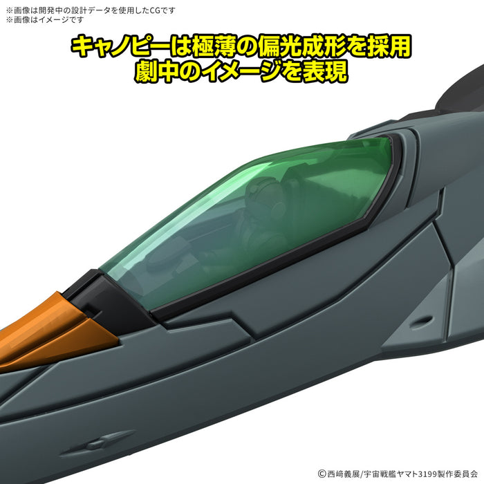 [Pre-order, ETA 2025 Q2] Mecha Collection DX Space Battleship Yamato 3199 Tryal Type Space Fighter Attack Craft Cosmo Pyton (2 Machine Set)