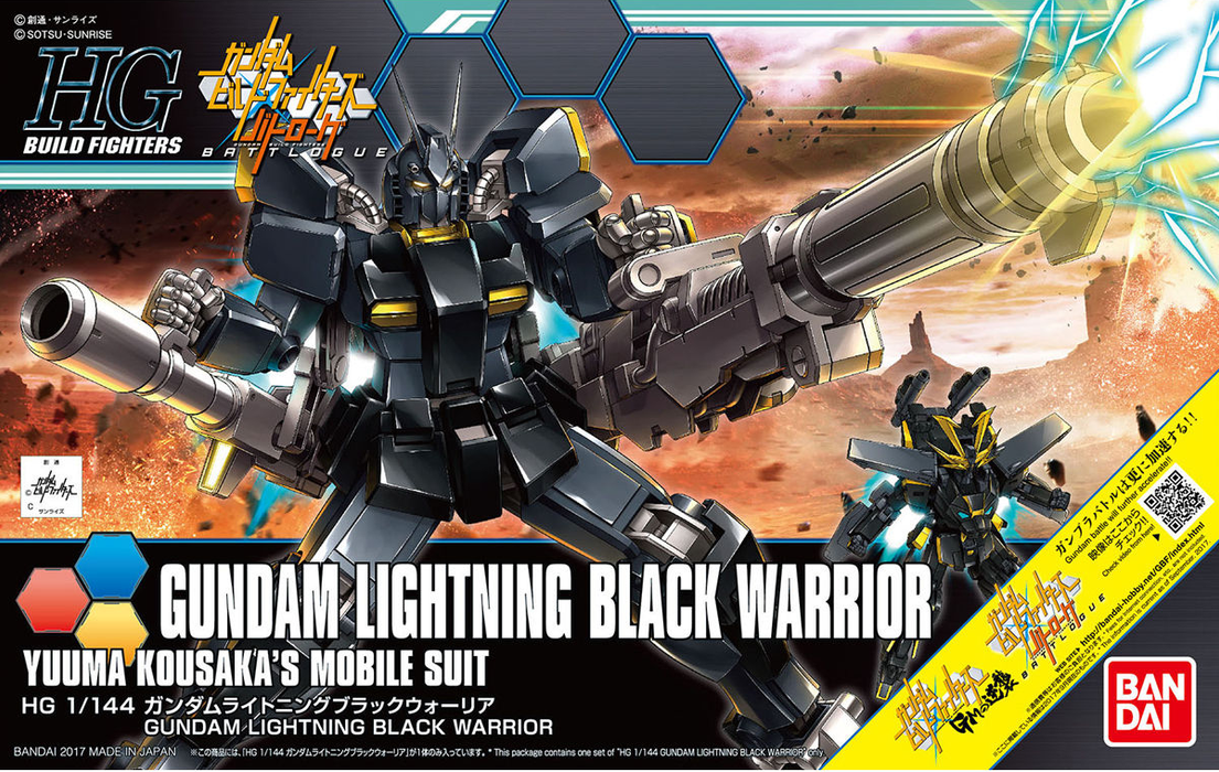 High Grade (HG) HGBF 1/144 Gundam Lightning Black Warrior