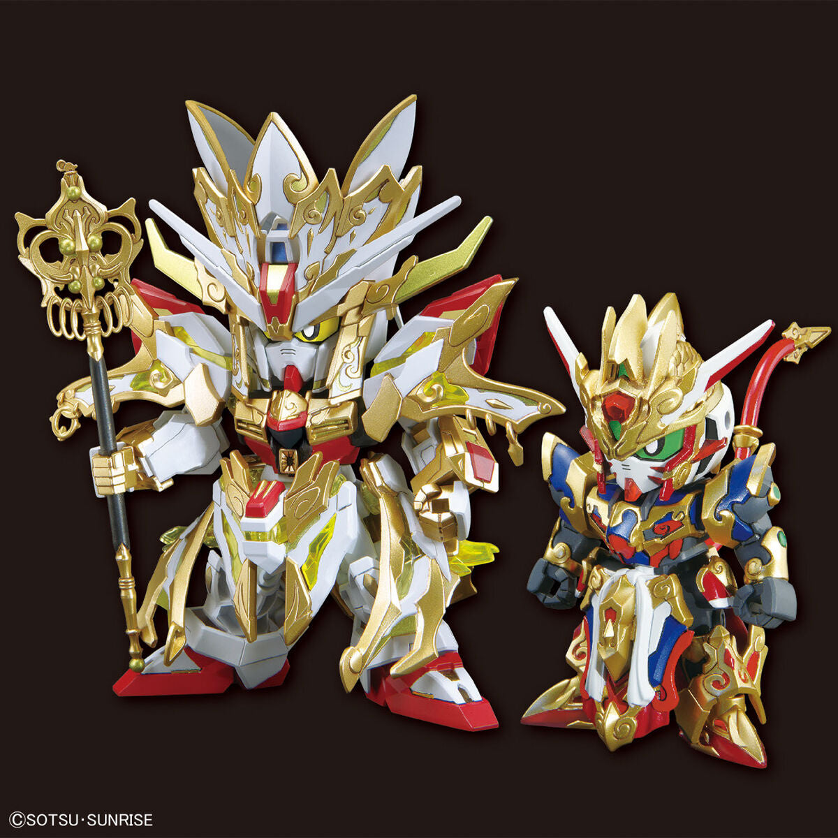 SDガンダム 三国創傑伝 SDW HEROES セット ジャンク Bandai SDW Heroes Wukong Impulse Gundam (Childhood Ver.) & Sanzang
