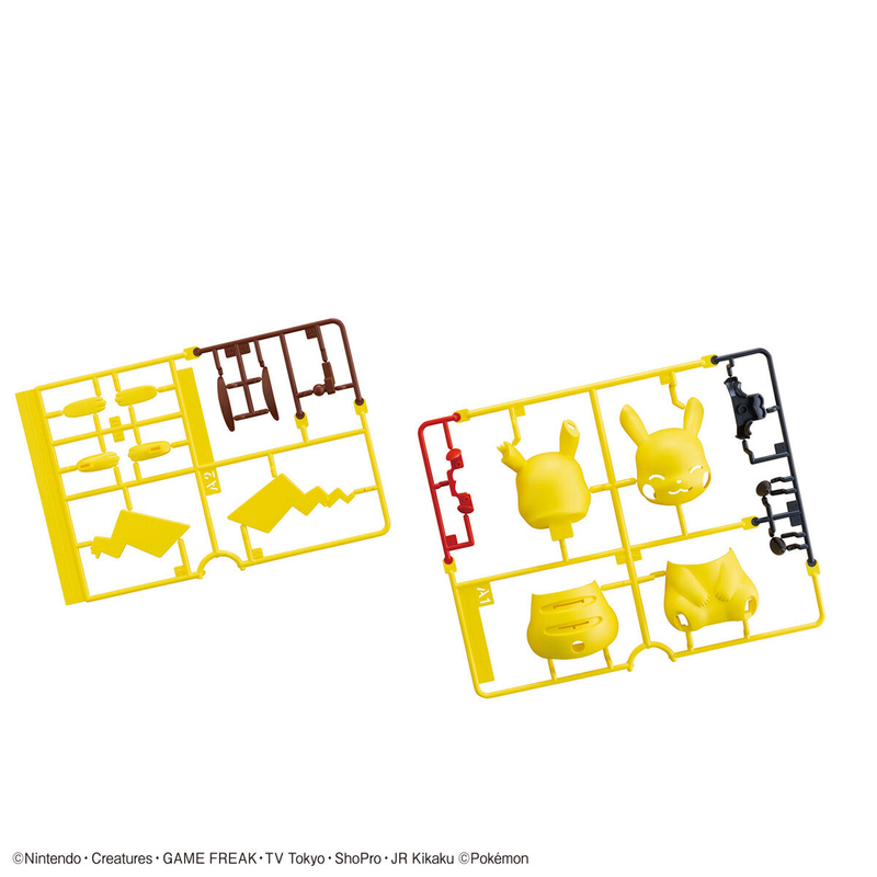 Pokemon Plastic Model Collection Quick!! No.16 Pikachu (Sitting Pose)