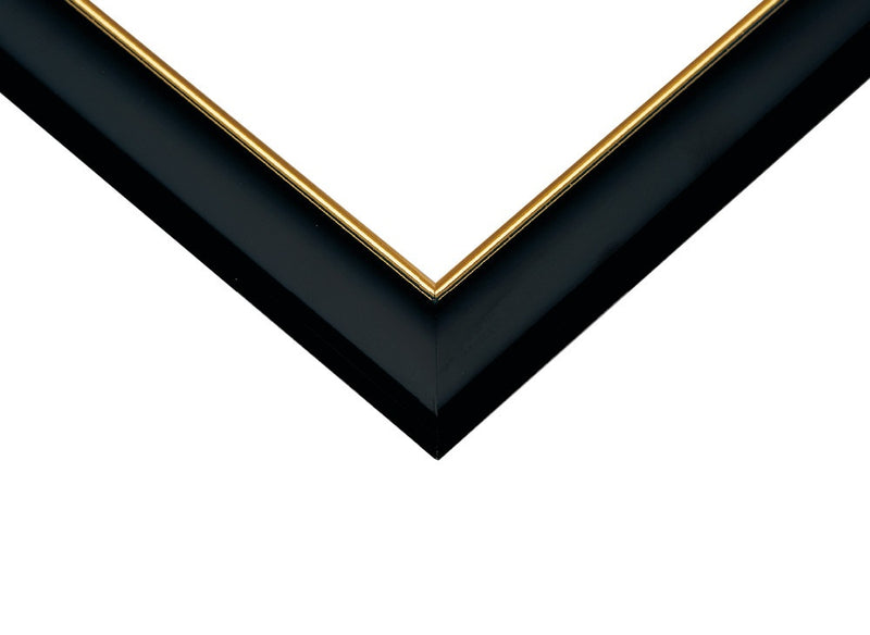 Beverly Jigsaw Puzzle Gold Lacing Braid Wooden Panel Black : 38 x 26cm (MP031K)