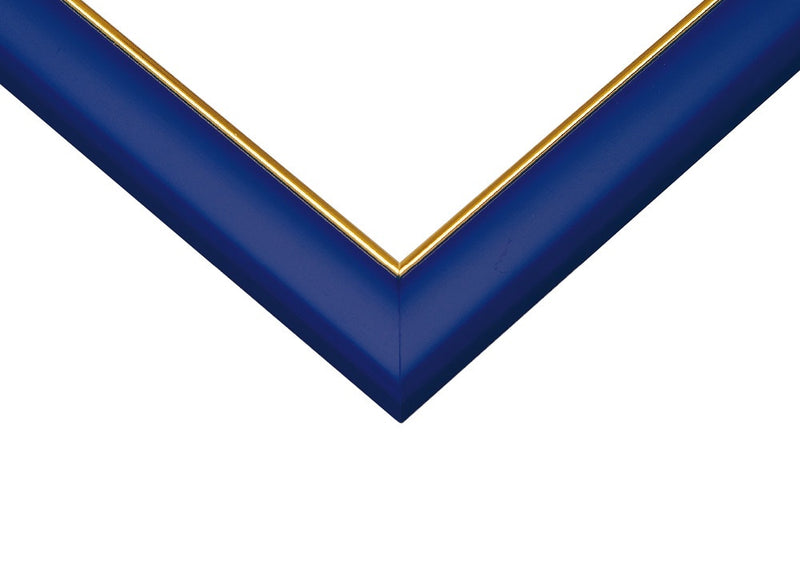 Beverly Jigsaw Puzzle Gold Lacing Braid Wooden Panel Earth Blue : 38 x 26cm (MP031E)