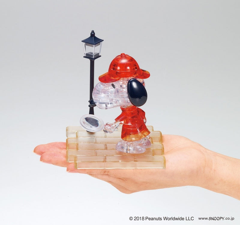 Beverly Crystal Puzzle - Peanuts - Snoopy Detective (34 Pieces) (50231)