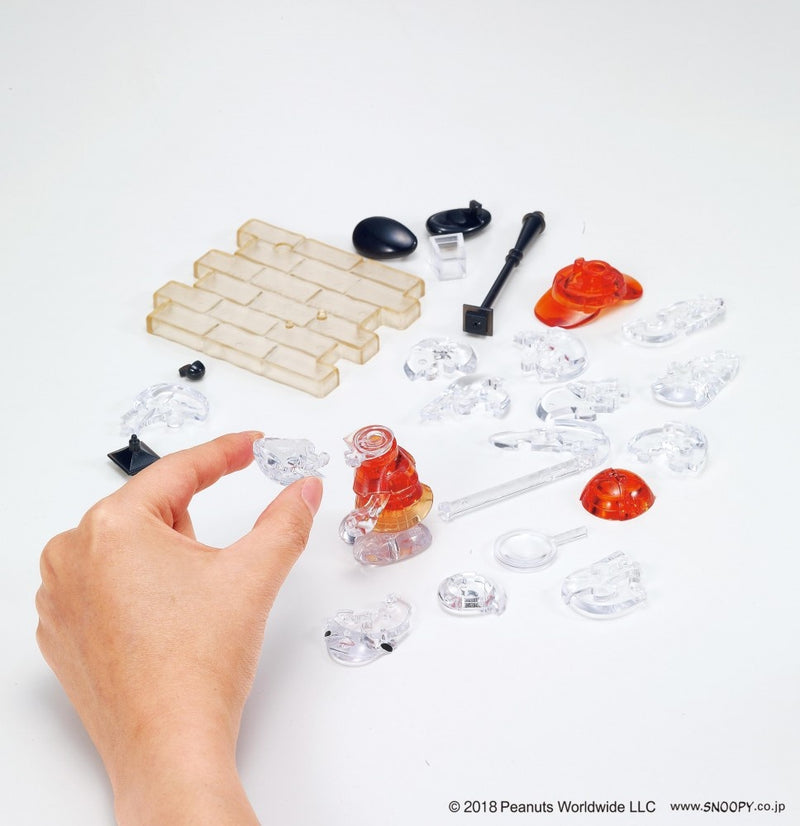 Beverly Crystal Puzzle - Peanuts - Snoopy Detective (34 Pieces) (50231)