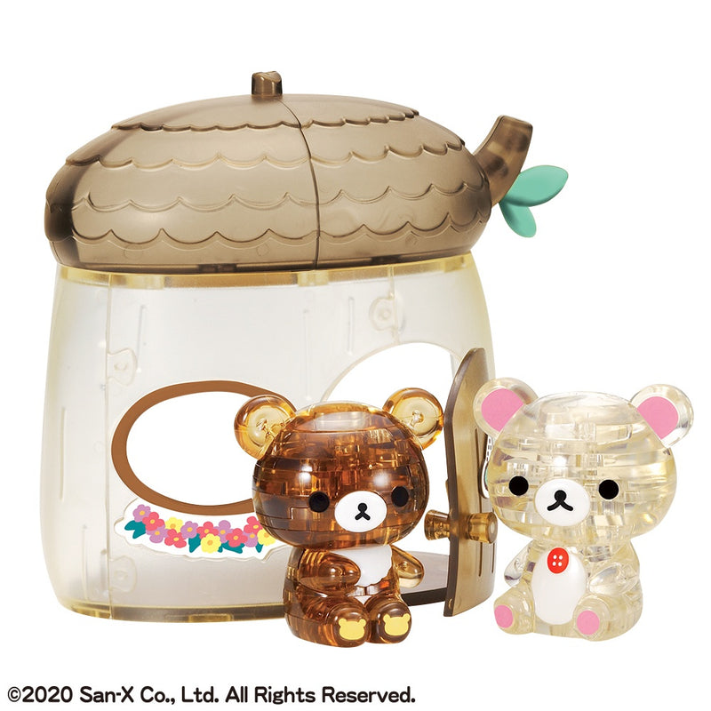 Beverly Crystal Puzzle - Rilakkuma - Korilakkuma & Chairoi Koguma Acorn House (66 Pieces) (50264)