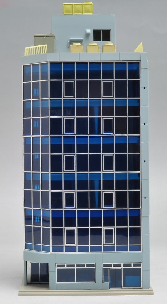 1/150 Dio Town Shopping Building (Blue) (KATO N-Gauge 23-433A)