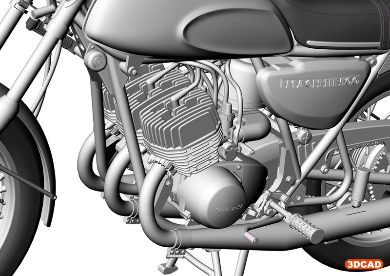 1/12 Kawasaki 500-SS/MACH III (H1) (1969)