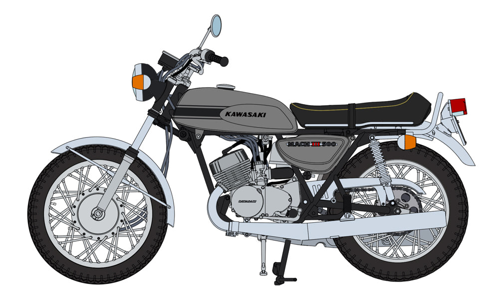 Hasegawa 1/12 Kawasaki 500-SS/MACH III (H1) (1969) - Argama Hobby