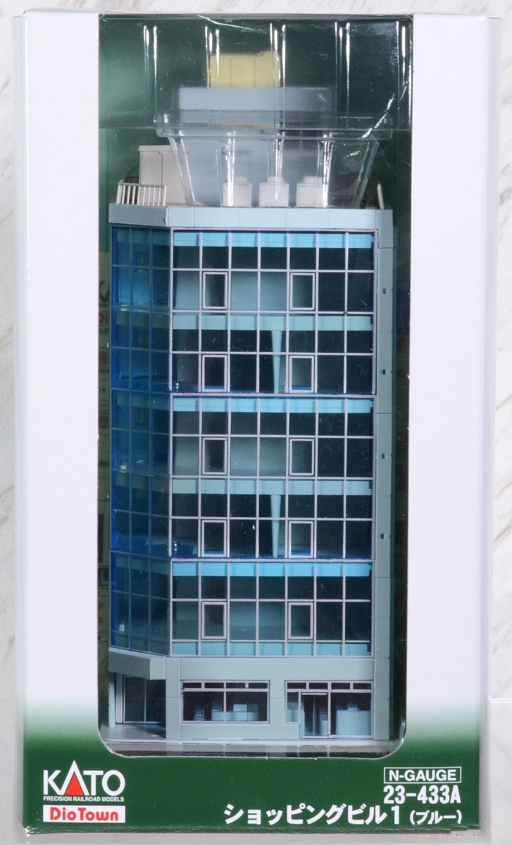 1/150 Dio Town Shopping Building (Blue) (KATO N-Gauge 23-433A)