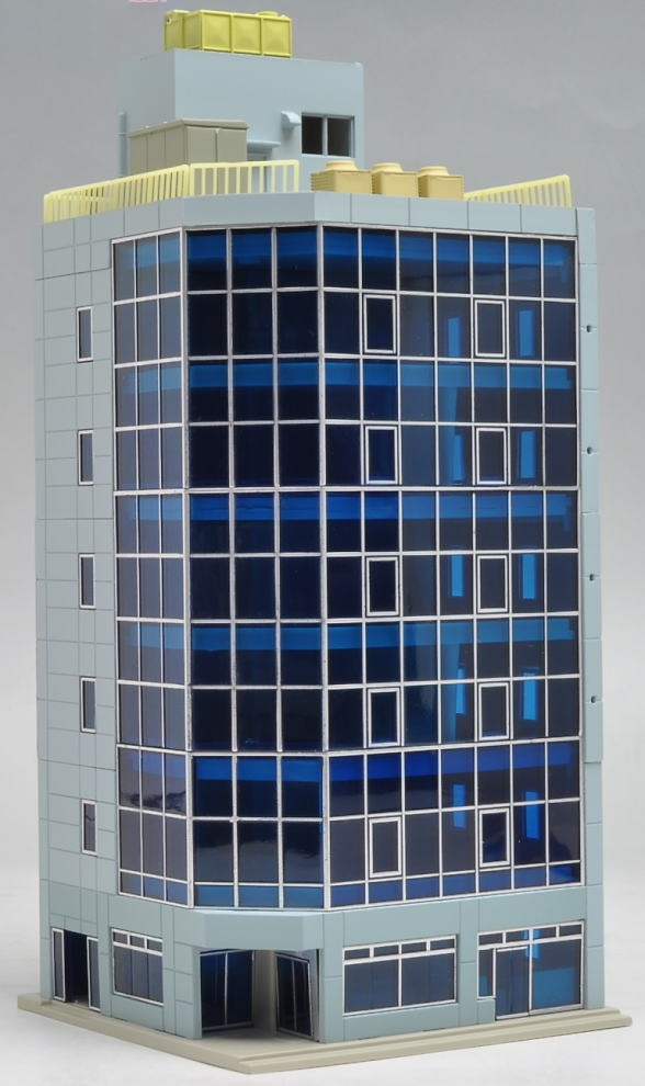 1/150 Dio Town Shopping Building (Blue) (KATO N-Gauge 23-433A)