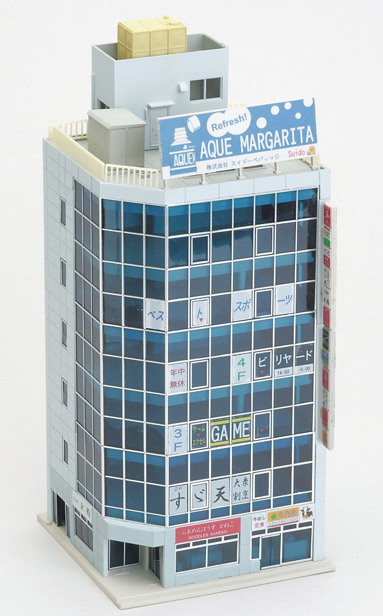 1/150 Dio Town Shopping Building (Blue) (KATO N-Gauge 23-433A)