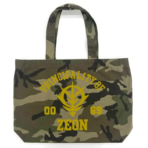 COSPA Mobile Suit Gundam: Zeon Force Camouflage Heavy Canvas Tote Bag / Camouflage