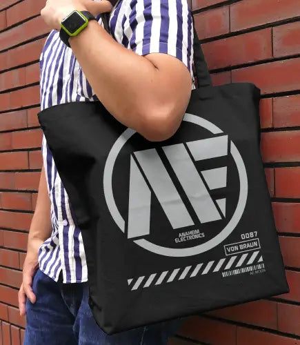 COSPA Mobile Suit Gundam: Anaheim Electronics Large Tote Bag: Black