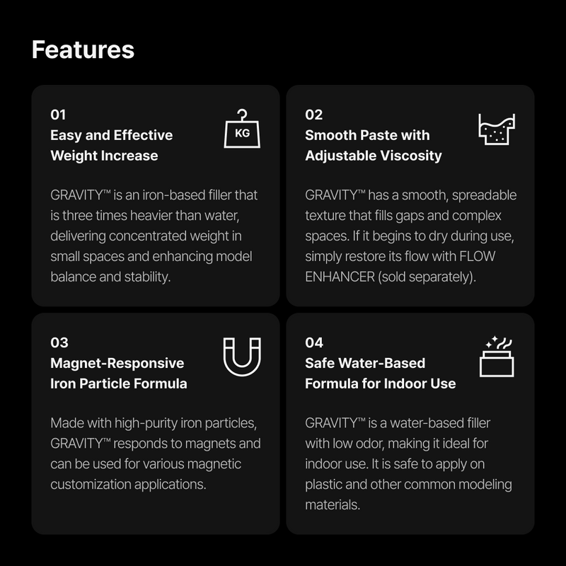 Gunprimer GRAVITY Weight Filler Bundle Set (GV-X2-BS1)