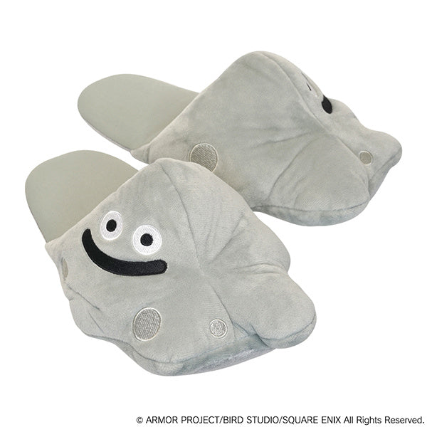 Dragon Quest - Travel Folding Slippers - Liquid Metal Slime