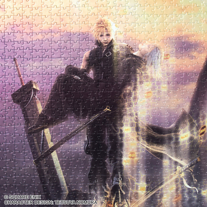 Jigsaw Puzzle 1000 Pieces - Final Fantasy VII Advent Children - Jigsaw Puzzle Key Visual Cloud & Kadaj 73.5 x 51cm