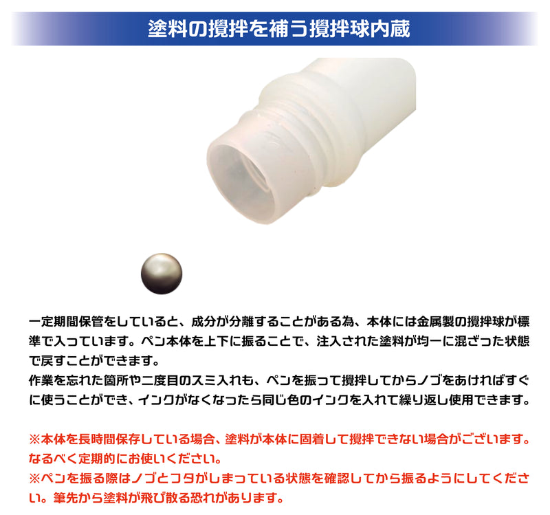 Plamo Improvement Commission (プラモ向上委員会) My Panel Line Pen (3pcs) (PMKJ028)