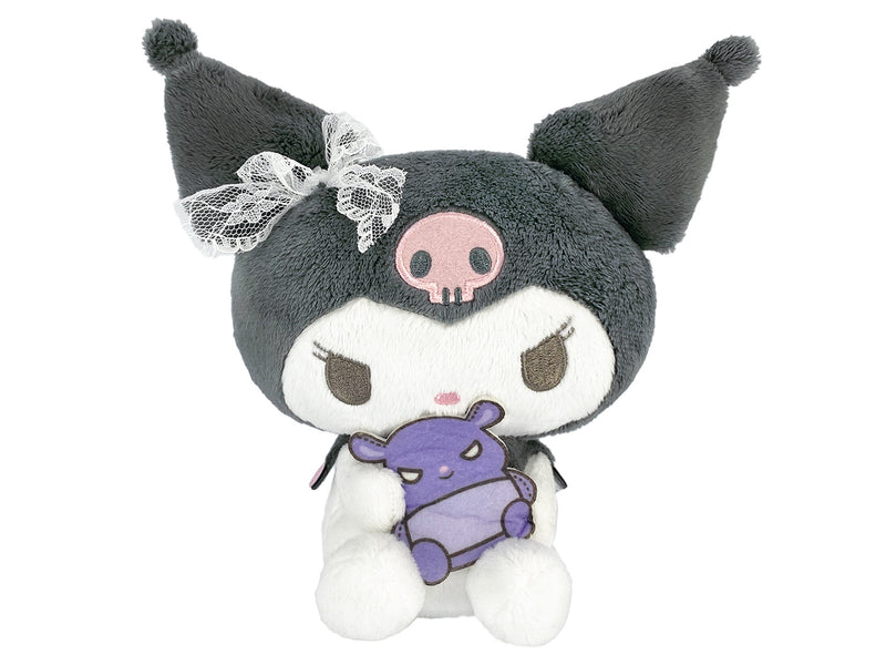 FuRyu Plush - Sanrio - Cuddle with Friends Stuffed Toy Kuromi Gray (B)