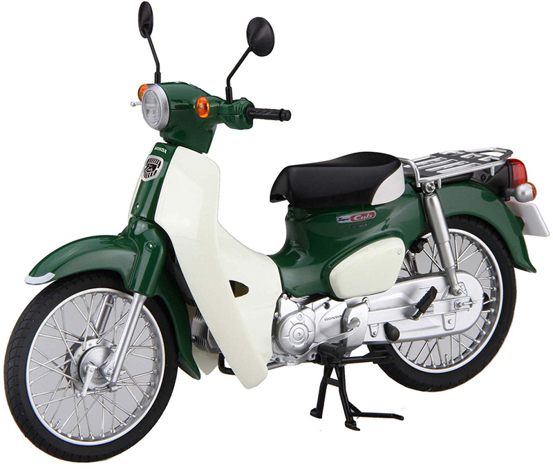 1/12 Honda Super Cub 110 Street (Tasmania Green Metallic) (Fujimi NEXT Series No.2)