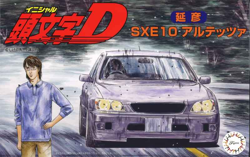 Initial D 1/24 Toyota SXE10 Altezza Nobuhiko Akiyama (Fujimi Initial D Series No.16)