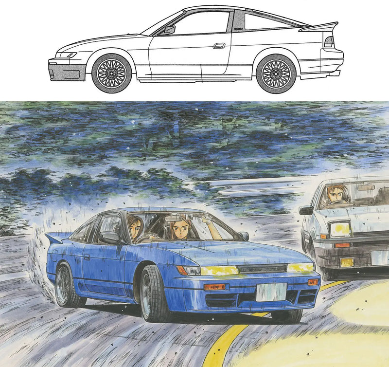 Initial D 1/24 Nissan Sileighty Sato Mako (Fujimi Initial D Series No.03)