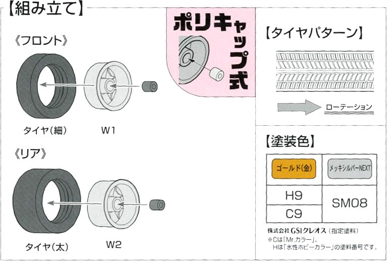 Fujimi 1/24 BBM LS 18 Inch (Fujimi Wheel Series No.02)