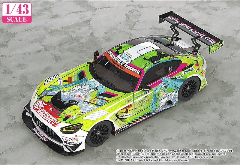1/43 Good Smile Hatsune Miku AMG 2022 SUPER GT Rd.5 Ver.