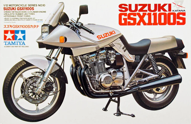 1/12 Suzuki GSX1100S Katana (Tamiya Motor Cycle Series 10)